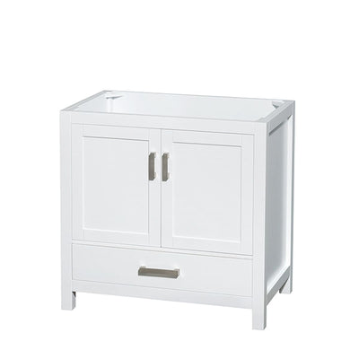 Sheffield 35" Single Freestanding Hardwood Vanity Cabinet Only - Less Vanity Top - image 1