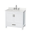 Sheffield 36" Free Standing Single Basin Vanity Set with Cabinet and Quartz Vanity Top - image 1