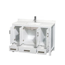 Sheffield 48" Free Standing Single Basin Vanity Set with Cabinet and Quartz Vanity Top - image 8