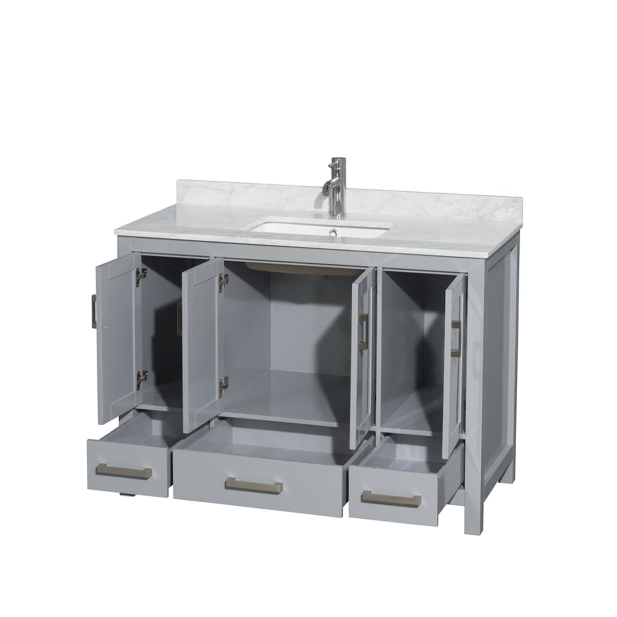Sheffield 48" Free Standing Single Basin Vanity Set with Cabinet and Vanity Top - image 2