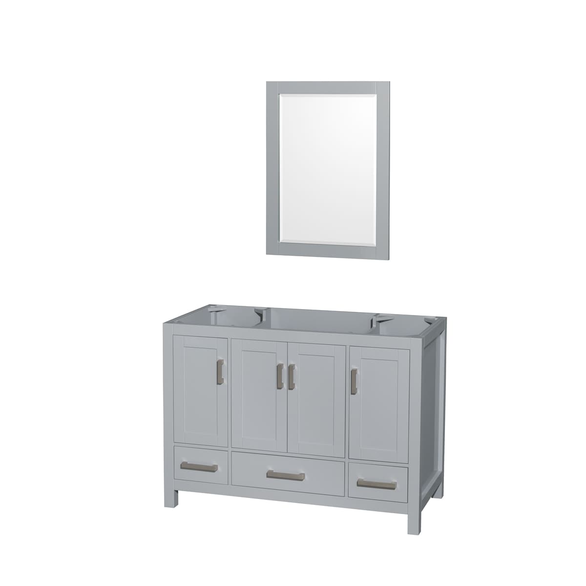 Sheffield 47" Single Free Standing Vanity Cabinet Only - Less Vanity Top