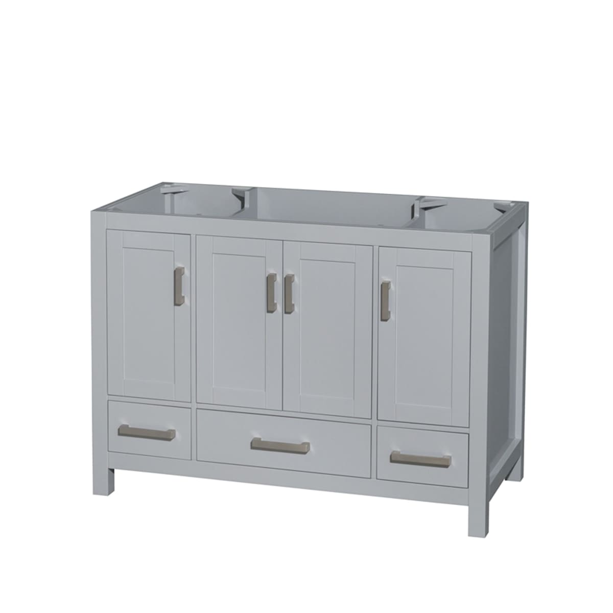 Sheffield 47" Single Freestanding Hardwood Vanity Cabinet Only - Less Vanity Top - image 1