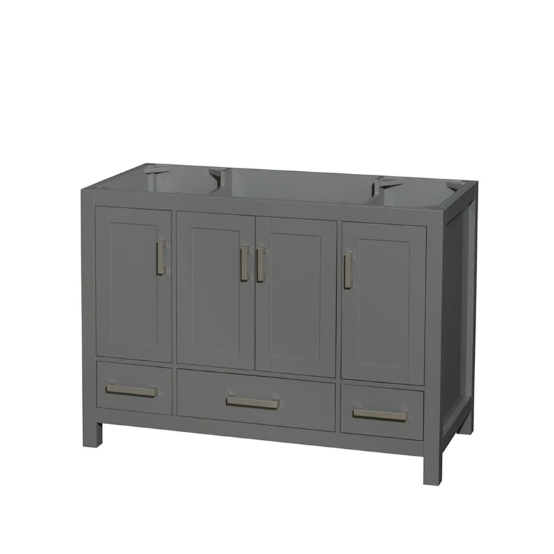 Sheffield 48" Hardwood Vanity Cabinet Only - Less Vanity Top - image 1