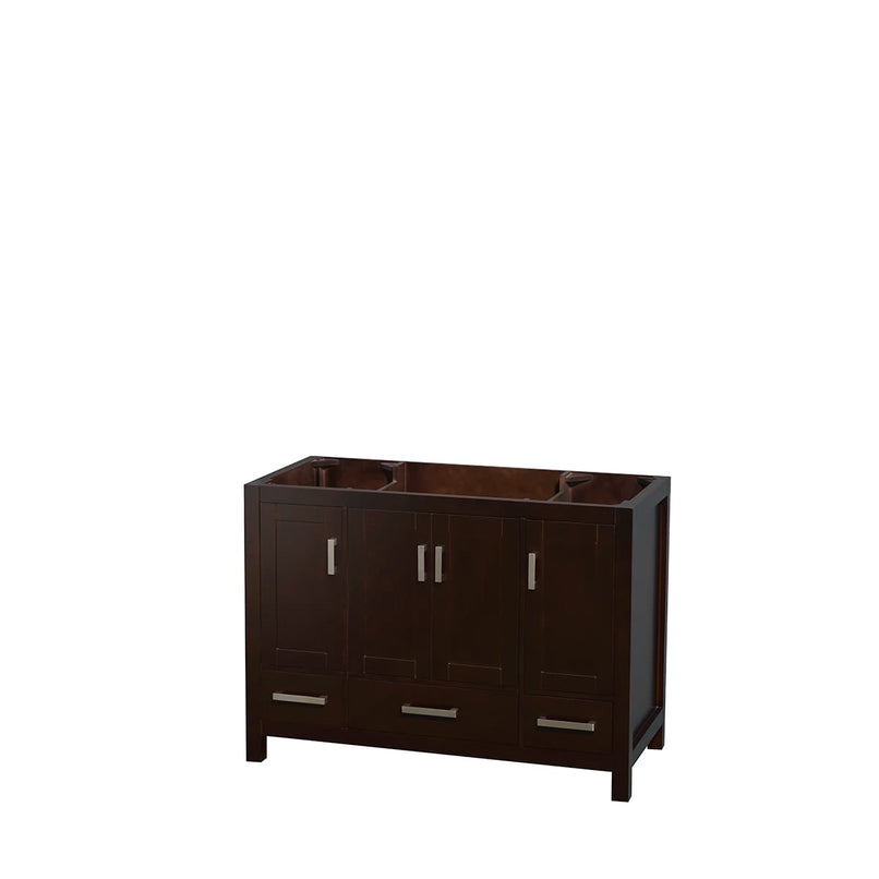 Sheffield 48" Free Standing Single Basin Vanity Set with Cabinet and Marble Vanity Top - image 11