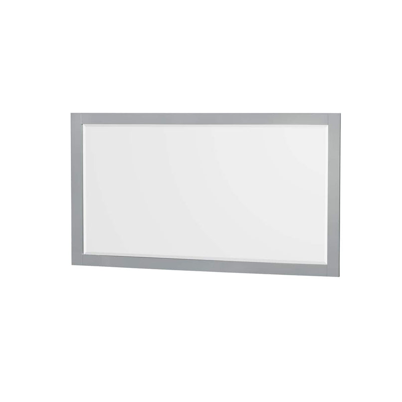 Sheffield 60" Free Standing Double Basin Vanity Set with Cabinet, Quartz Vanity Top, and Framed Mirror - image 9