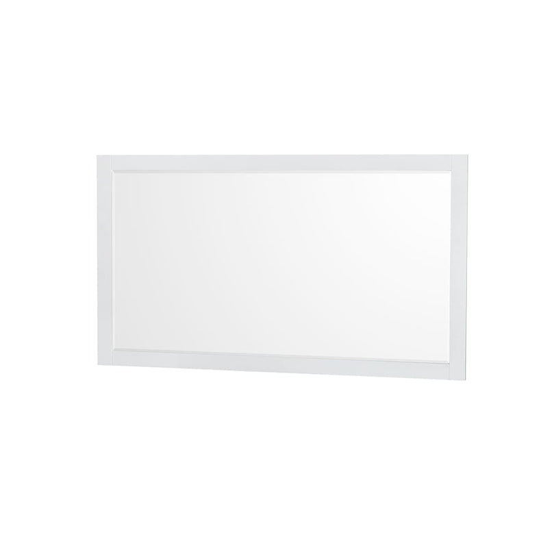 Sheffield 60" Free Standing Double Basin Vanity Set with Cabinet, Cultured Marble Vanity Top, and Framed Mirror - image 7