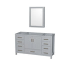 Sheffield 60" Single Free Standing Vanity Cabinet - Less Vanity Top - image 1