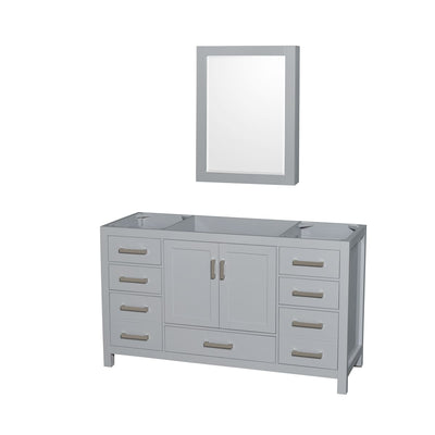Sheffield 60" Single Free Standing Vanity Cabinet - Less Vanity Top - image 1