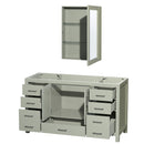 Sheffield 60" Single Free Standing Vanity Cabinet - Less Vanity Top - image 12