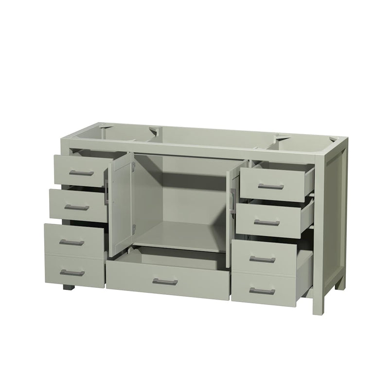 Sheffield 60" Single Free Standing Vanity Cabinet Only - Less Vanity Top - image 3