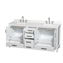 Sheffield 72" Free Standing Double Basin Vanity Set with Cabinet and Quartz Vanity Top - image 8