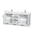 Sheffield 72" Free Standing Double Basin Vanity Set with Cabinet and Cultured Marble Vanity Top - image 6