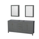 Sheffield 71" Double Free Standing Vanity Cabinet - Less Vanity Top - image 1