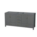 Sheffield 71" Double Free Standing Vanity Cabinet Only - Less Vanity Top - image 1