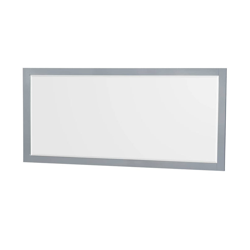 Sheffield 72" Free Standing Double Basin Vanity Set with Cabinet, Marble Vanity Top, and Framed Mirror - image 3