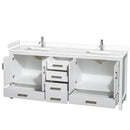 Sheffield 80" Free Standing Double Basin Vanity Set with Cultured Marble Vanity Top - image 6