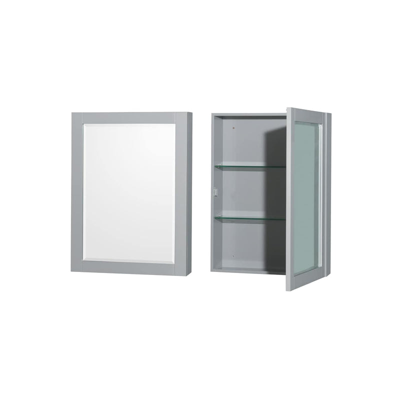 Sheffield 80" Free Standing Double Basin Vanity Set with Hardwood Cabinet, Marble Vanity Top, Medicine Cabinets, and Undermount Rectangular Sinks - image 3