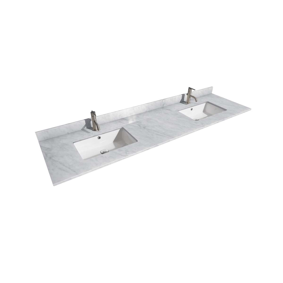 Sheffield 80" Free Standing Double Basin Vanity Set with Hardwood Cabinet, Marble Vanity Top, Medicine Cabinets, and Undermount Rectangular Sinks