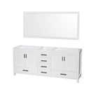 Sheffield 79" Double Free Standing Vanity Cabinet Only - Less Vanity Top - image 1