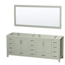 Sheffield 84" Double Free Standing Vanity Cabinet - Less Vanity Top - image 1