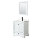 Deborah 30" Free Standing Single Basin Vanity Set with Cabinet, Quartz Vanity Top, and Framed Mirror - image 17