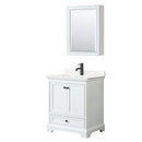 Deborah 30" Free Standing Single Basin Vanity Set with Cabinet, Quartz Vanity Top, and Medicine Cabinet - image 14