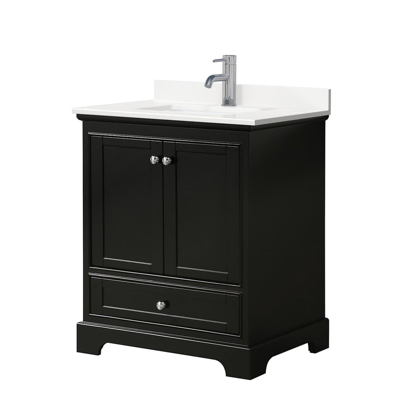Deborah 30" Free Standing Single Basin Vanity Set with Cabinet and Quartz Vanity Top - image 7