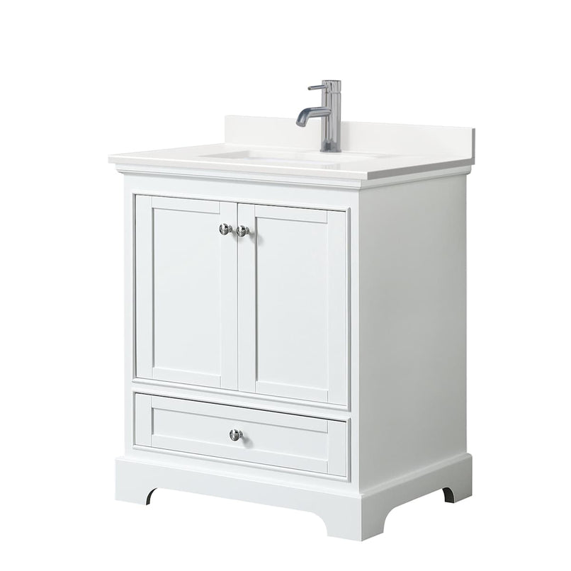 Deborah 30" Free Standing Single Basin Vanity Set with Cabinet and Quartz Vanity Top - image 10