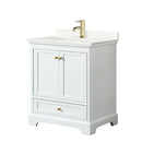 Deborah 30" Free Standing Single Basin Vanity Set with Cabinet and Quartz Vanity Top - image 13