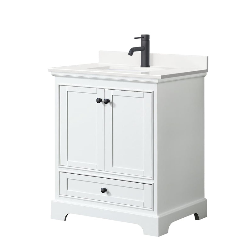 Deborah 30" Free Standing Single Basin Vanity Set with Cabinet and Quartz Vanity Top - image 14