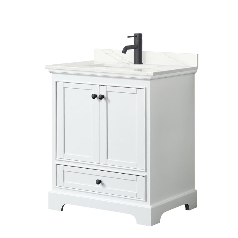 Deborah 30" Free Standing Single Basin Vanity Set with Cabinet and Quartz Vanity Top - image 15