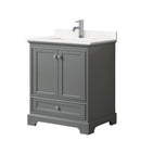 Deborah 30" Free Standing Single Basin Vanity Set with Cabinet and Quartz Vanity Top - image 16