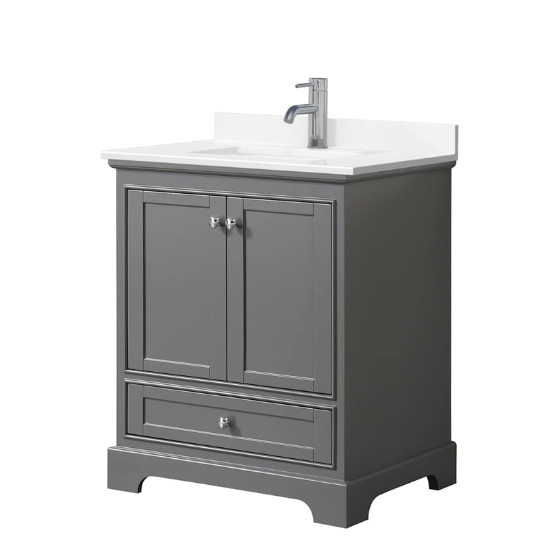 Deborah 30" Free Standing Single Basin Vanity Set with Cabinet and Quartz Vanity Top - image 16