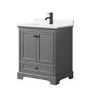 Deborah 30" Free Standing Single Basin Vanity Set with Cabinet and Quartz Vanity Top - image 18
