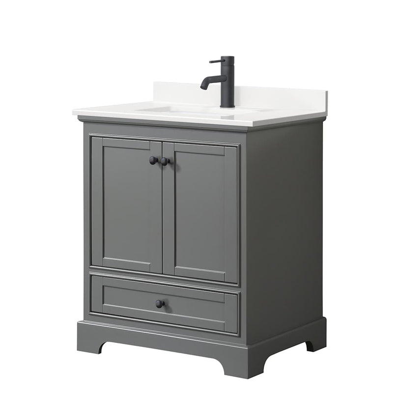 Deborah 30" Free Standing Single Basin Vanity Set with Cabinet and Quartz Vanity Top - image 18