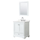 Deborah 30" Free Standing Single Basin Vanity Set with Cabinet, Quartz Vanity Top, and Framed Mirror - image 9