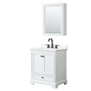 Deborah 30" Free Standing Single Basin Vanity Set with Cabinet, Quartz Vanity Top, and Medicine Cabinet - image 13