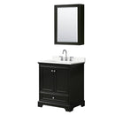 Deborah 30" Free Standing Single Basin Vanity Set with Cabinet, Quartz Vanity Top, and Medicine Cabinet - image 19