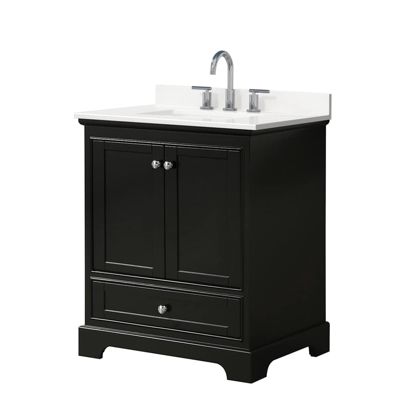 Deborah 30" Free Standing Single Basin Vanity Set with Cabinet and Quartz Vanity Top - image 18