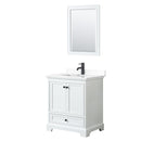 Deborah 30" Free Standing Single Basin Vanity Set with Cultured Marble Vanity Top and Framed Mirror - image 13