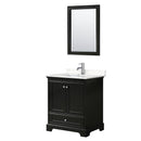 Deborah 30" Free Standing Single Basin Vanity Set with Cultured Marble Vanity Top and Framed Mirror - image 19