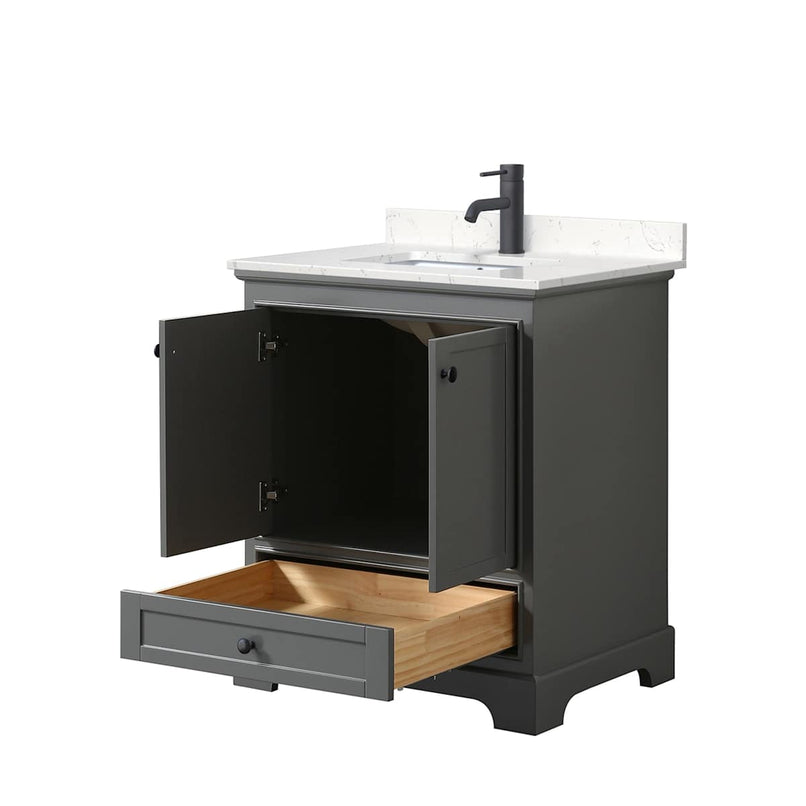 Deborah 30" Free Standing Single Basin Vanity Set with Cultured Marble Vanity Top - image 3