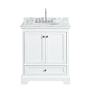 Deborah 30" Free Standing Single Vanity Set with Wood Cabinet and Marble Vanity Top - image 7