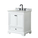 Deborah 30" Free Standing Single Vanity Set with Wood Cabinet and Marble Vanity Top - image 11