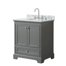 Deborah 30" Free Standing Single Vanity Set with Wood Cabinet and Marble Vanity Top - image 13