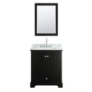 Deborah 30" Free Standing Single Vanity Set with Wood Cabinet, Marble Vanity Top, and Framed Mirror - image 16