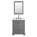 Deborah 30" Free Standing Single Vanity Set with Wood Cabinet, Marble Vanity Top, and Medicine Cabinet - image 4