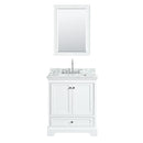 Deborah 30" Free Standing Single Vanity Set with Wood Cabinet, Marble Vanity Top, and Medicine Cabinet - image 9