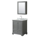 Deborah 30" Free Standing Single Vanity Set with Wood Cabinet, Marble Vanity Top, and Medicine Cabinet - image 15