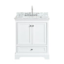 Deborah 30" Free Standing Single Vanity Set with Wood Cabinet and Marble Vanity Top - image 8